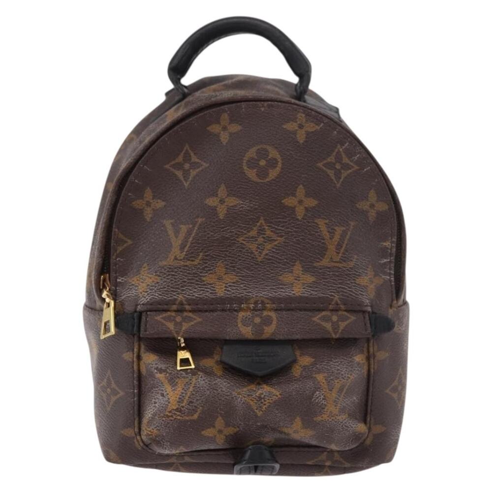 Louis Vuitton Monogram Palm Springs Mini Backpack Brown